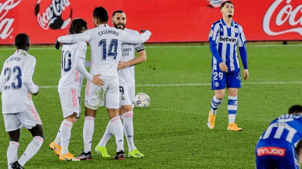 Vuelve el Real Madrid al triunfo contra el Alavés