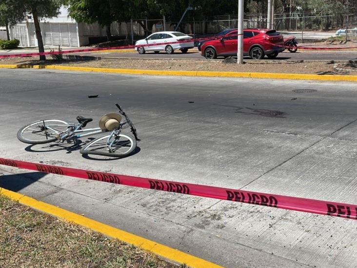 Trágico accidente Mujer ciclista atropellada en Ciudad Bugambilias