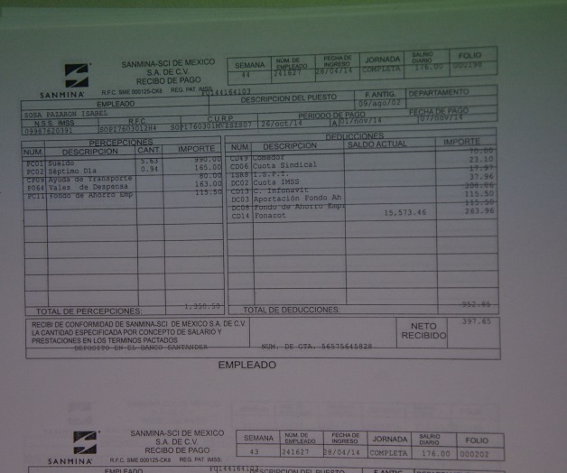 Denuncia trabajadora a empresa por fraude Denuncia trabajadora a empresa por fraude