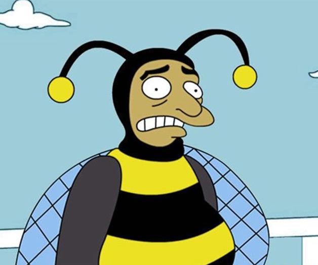 Personaje de Los Simpson inspirado en El Chapulín Colorado