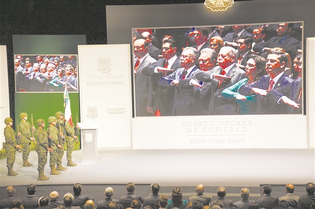 EGIDIO TORRE CANTÚ RINDE SU 4TO. INFORME DE GOBIERNO