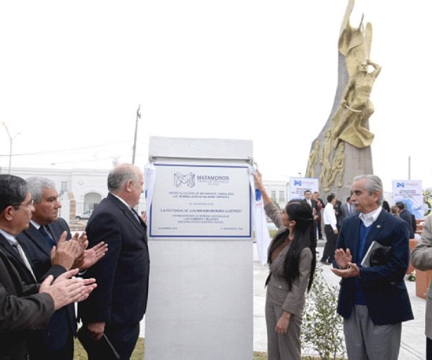 Inauguran la Rotonda de los Matamorenses IIustres