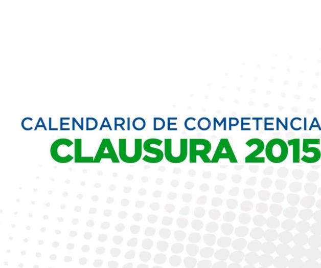 Definido el calendario Clausura 2015