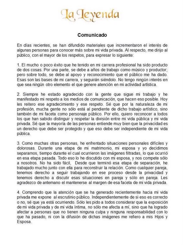 Vivian Cepeda responde a Eliseo Robles Jr.: Los dos teníamos el video