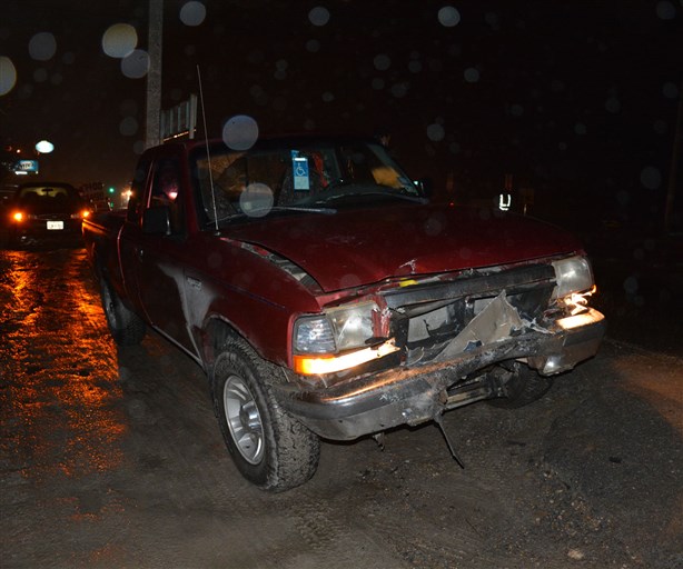 Viraje peligrosodeja una damitacon varios golpes