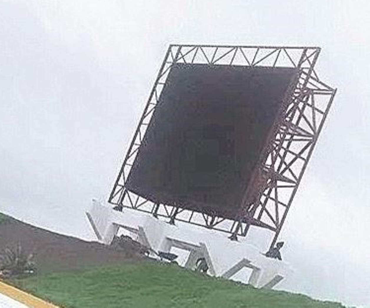 Ya instalaron la pantalla gigante