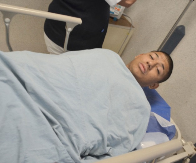 Resulta un atropelladocon fractura expuesta Resulta un atropelladocon fractura expuesta