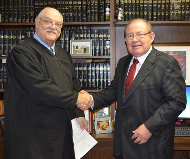 Protesta juramento como juez de Hidalgo