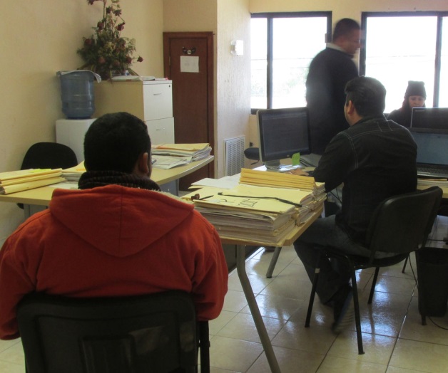 Le roban coche en camino a González Le roban coche en camino a González