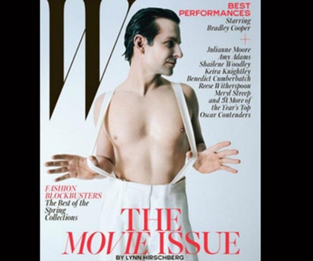 Bradley Cooper posa semidesnudo en revista