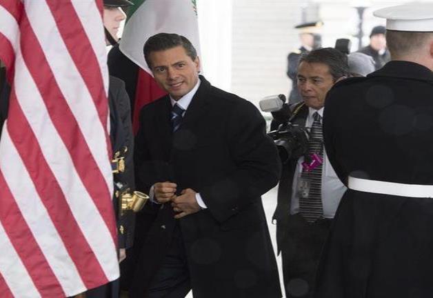 Llega Peña Nieto a la Casa Blanca para reunirse con Obama Llega Peña Nieto a la Casa Blanca para reunirse con Obama