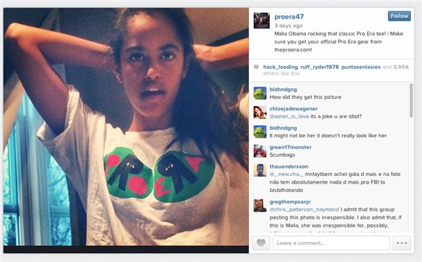 La foto de la hija de Obama que rompió las reglas de la Casa Blanca  