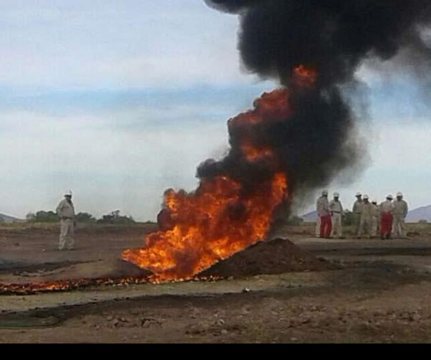 Se registra explosión en toma clandestina de petróleo en Sinaloa