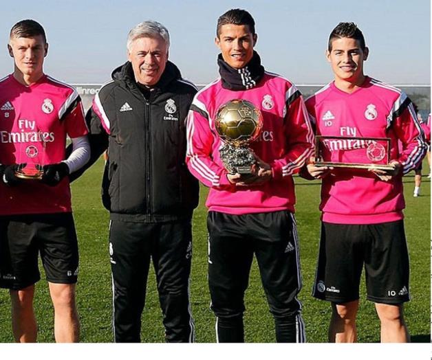 Presume Cristiano su Balón de Oro