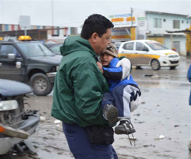 Otro accidente porpavimento mojado