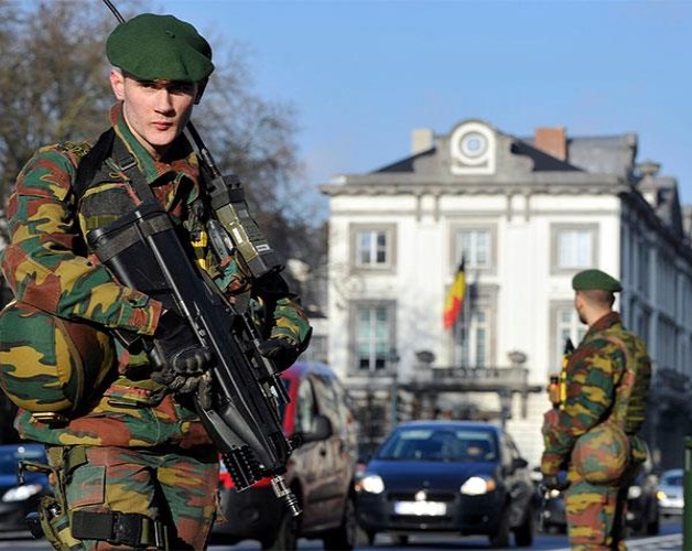 Despliega Bélgica 300 militares para proteger Bruselas y Amberes Despliega Bélgica 300 militares para proteger Bruselas y Amberes