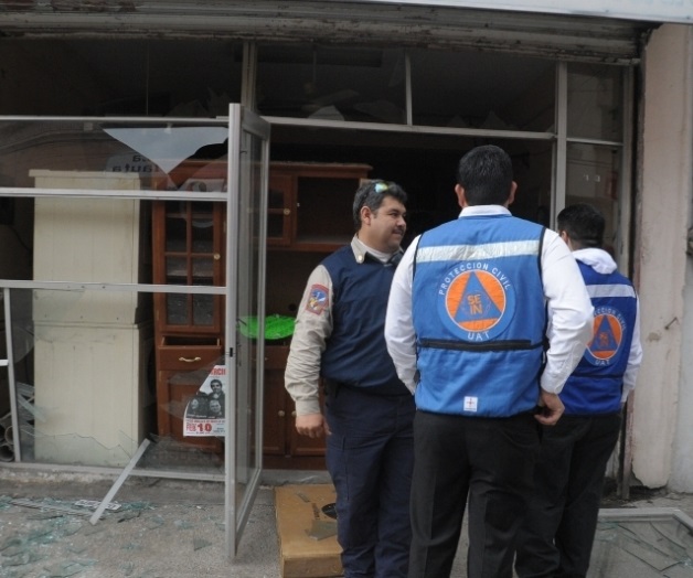 Explota lavandería por la acumulación de gas Explota lavandería por la acumulación de gas