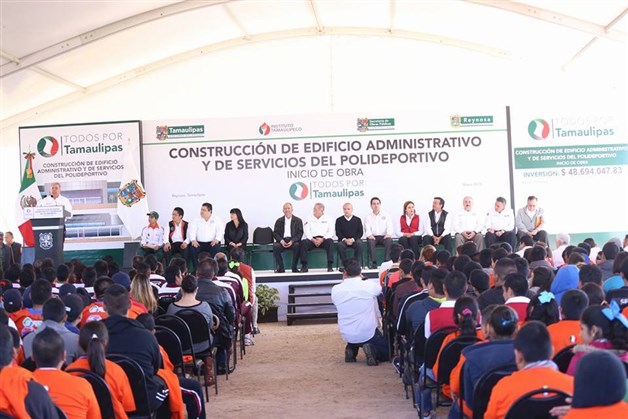 Inaugura GobernadorObras en Reynosa