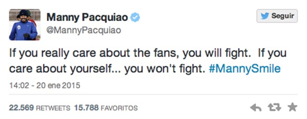 Puedo vencer fácilmente a Mayweather