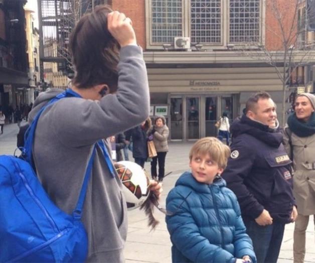 El detalle de Cristiano; se disfraza y sorprende a un niño El detalle de Cristiano; se disfraza y sorprende a un niño