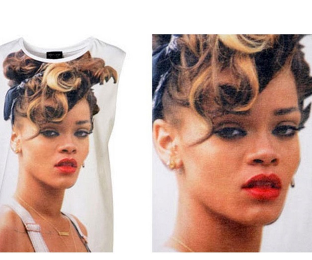 Rihanna gana juicio por usar su imagen en una camiseta