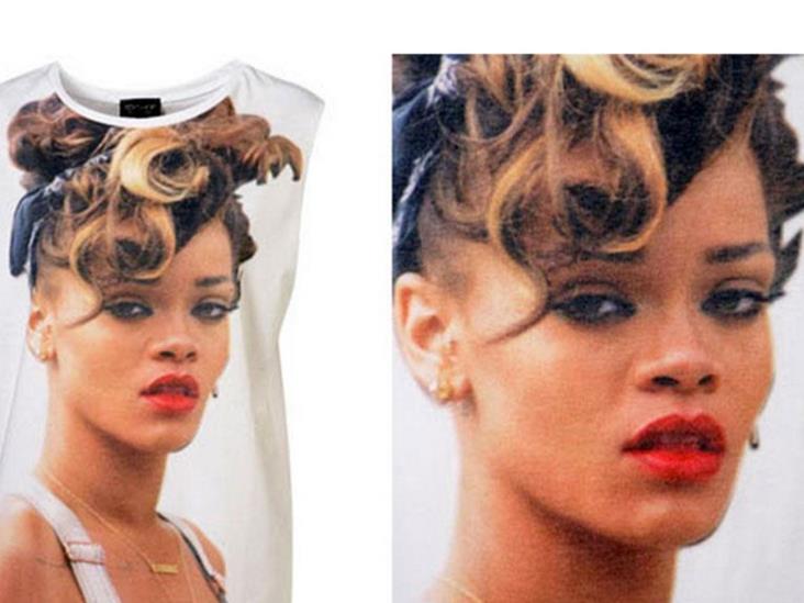 Rihanna gana juicio por usar su imagen en una camiseta Rihanna gana juicio por usar su imagen en una camiseta