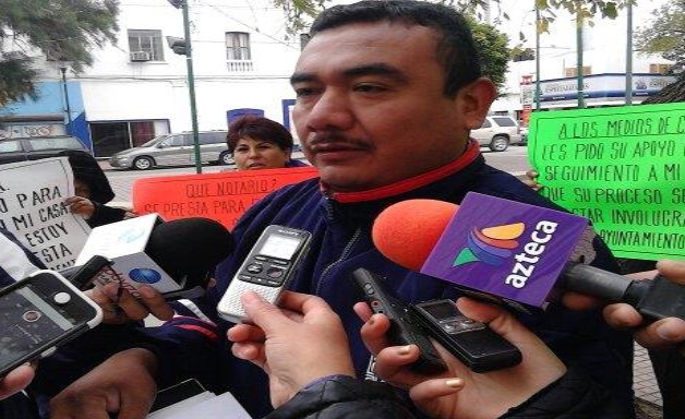 Solicita por medio de protestaagilizar denuncia por despojo Solicita por medio de protestaagilizar denuncia por despojo