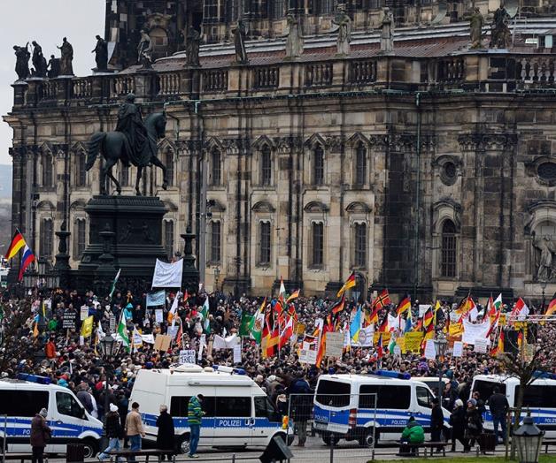 Islamófobos vuelven a movilizarse en Alemania Islamófobos vuelven a movilizarse en Alemania