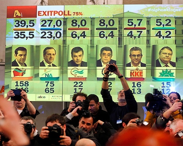 Partido izquierdista Syriza gana las elecciones en Grecia Partido izquierdista Syriza gana las elecciones en Grecia