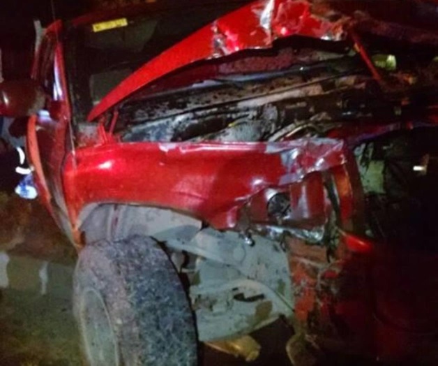 Choque lo deja al borde de la muerte