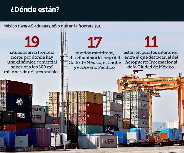 Concentran Aduanas esfuerzos en el norte