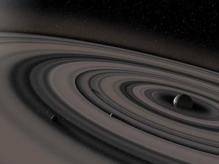 Descubren nuevo tipo de anillos mucho más grandes y pesados que los de Saturno Descubren nuevo tipo de anillos mucho más grandes y pesados que los de Saturno