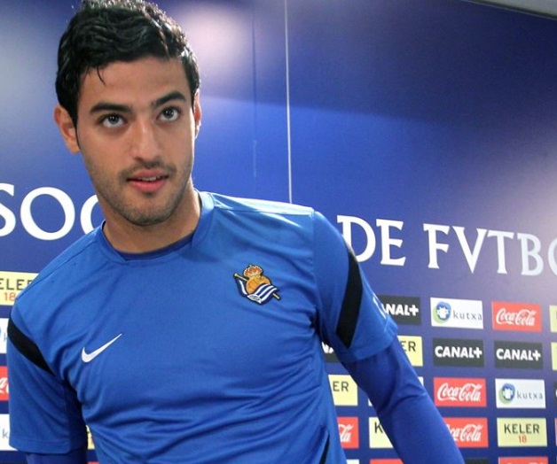 Carlos Vela se prepara para visitar al Real Madrid en Liga española Carlos Vela se prepara para visitar al Real Madrid en Liga española