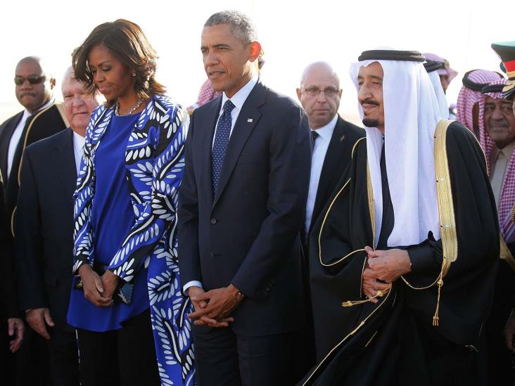 Critican decisión de Michelle Obama de no vestir velo en Arabia Critican decisión de Michelle Obama de no vestir velo en Arabia