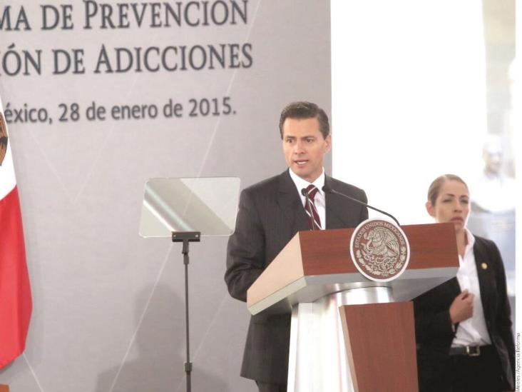 Lanza Peña Nieto plancontra las adicciones Lanza Peña Nieto plancontra las adicciones