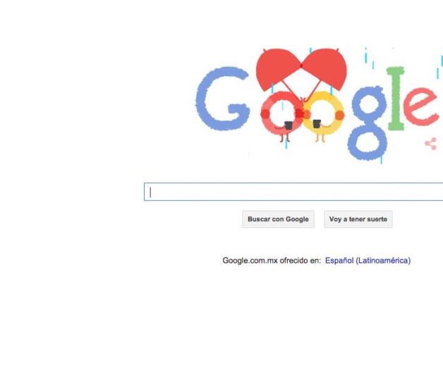 Google celebra con doodle el Día de San Valentín Google celebra con doodle el Día de San Valentín
