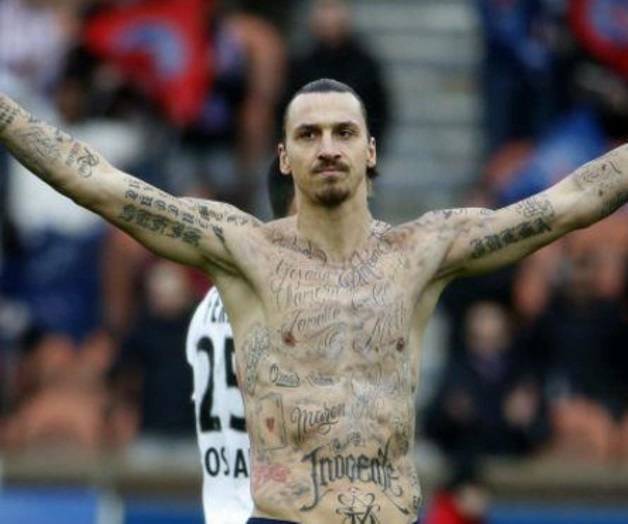 Los 800 millones de tatuajes que no entraron en el cuerpo de Zlatan Ibrahimovic