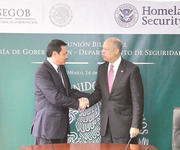 Se reúne Osorio Chong con Jeh Johnson en Washington