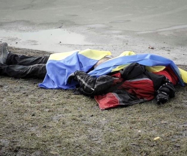 Mata bomba a 2 en marcha ucraniana