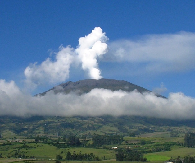 Descubren en Colombia un volcán potencialmente peligroso