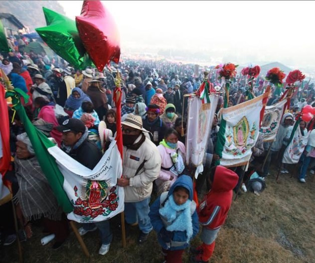 Llegan a Cuajimalpa peregrinos provenientes de Toluca