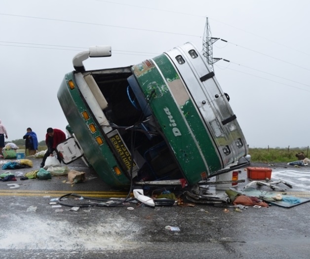 Camionazo en tramoEl Tomaseño-Villagrán