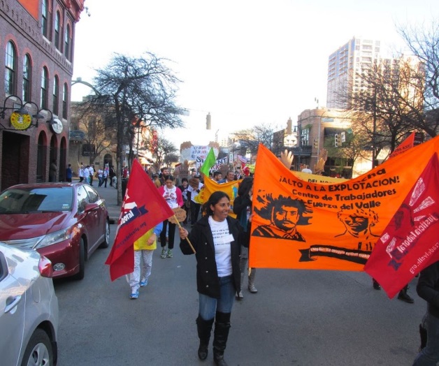 Protestan empleados dela construcción de Texas