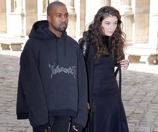 Kanye West y Lorde hacen un dúo raro en Dior Kanye West y Lorde hacen un dúo raro en Dior