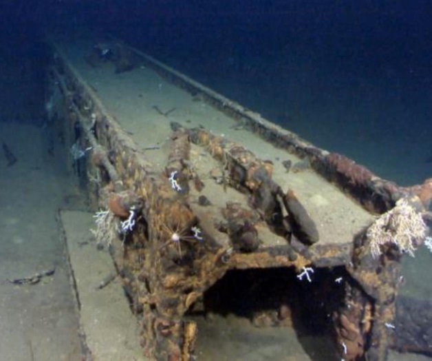 Extripulante reconoce restos de barco japonés hundido