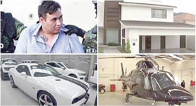 Confirman decomiso de helicópterosy vehículos de lujo a Omar Treviño