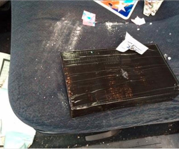 Le hallan a fugitivo1.4 Lbs. de cocaína