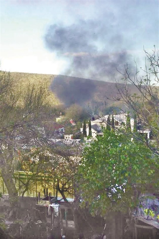 Incendian base deFuerza Tamaulipas