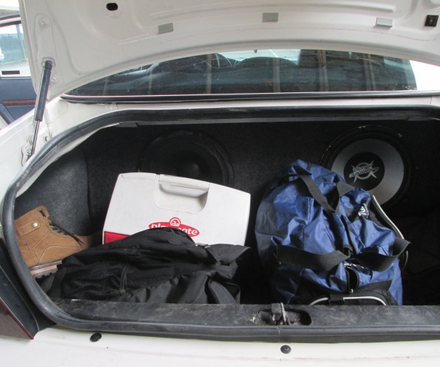 Rescatan ilegales en cajón de bocina