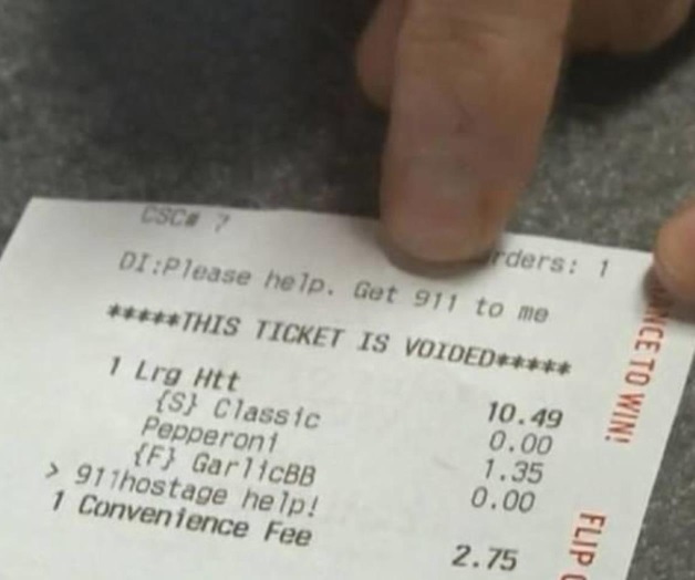 Pedir una pizza permitió a mujer y sus hijos escapar de secuestro en EU Pedir una pizza permitió a mujer y sus hijos escapar de secuestro en EU